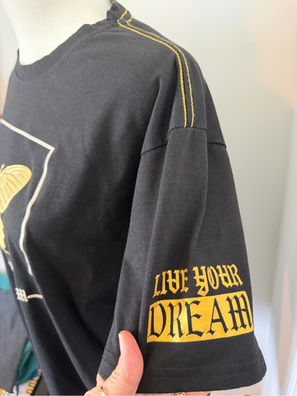CR-24 Chrome Edge - Golden Butterfly- Live Your Dream Women’s Sz Large - Picture 2 of 3